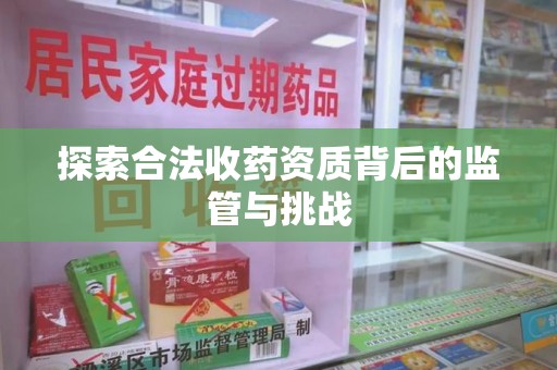 南宁探索合法收药资质背后的监管与挑战